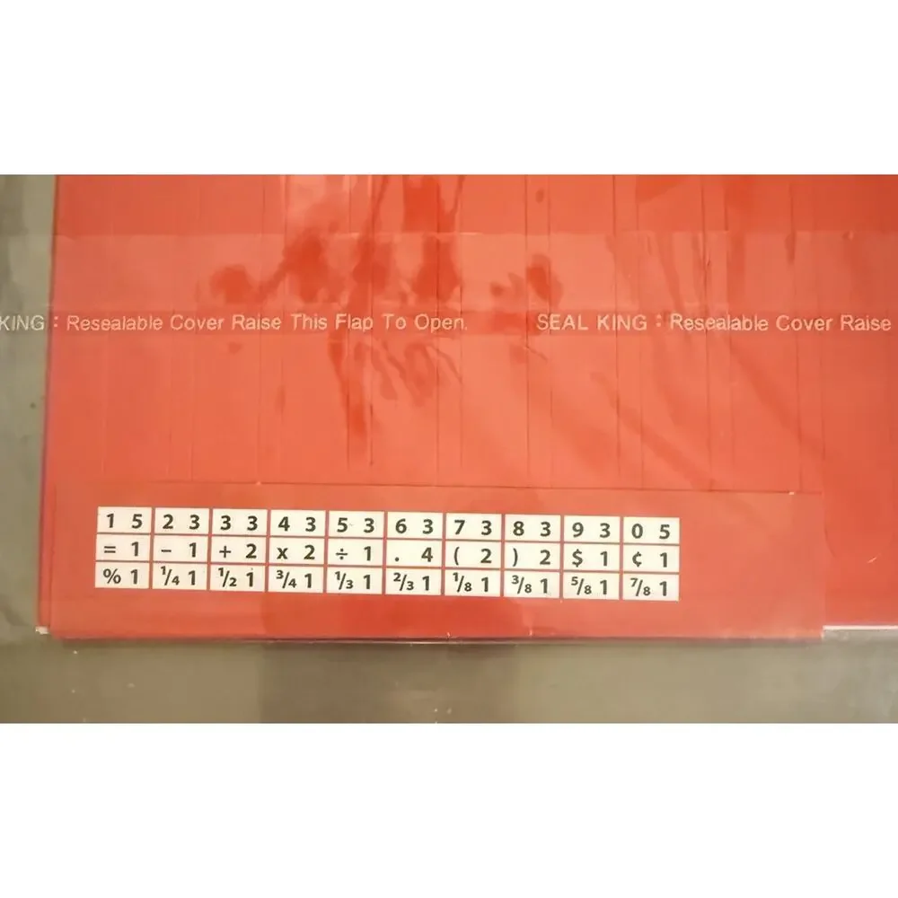 NWT Teaching Tree Bulletin Board Die-Cut Numbers 61 Characters, 4